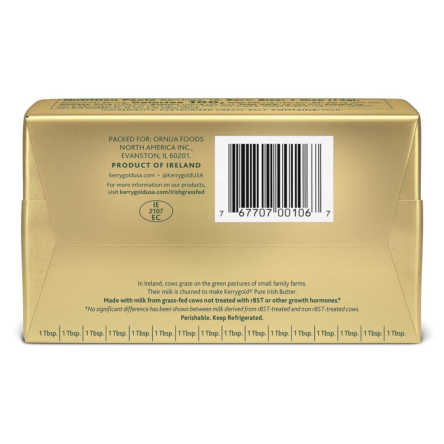Kerrygold Pure Irish Butter, Salted, 8 oz