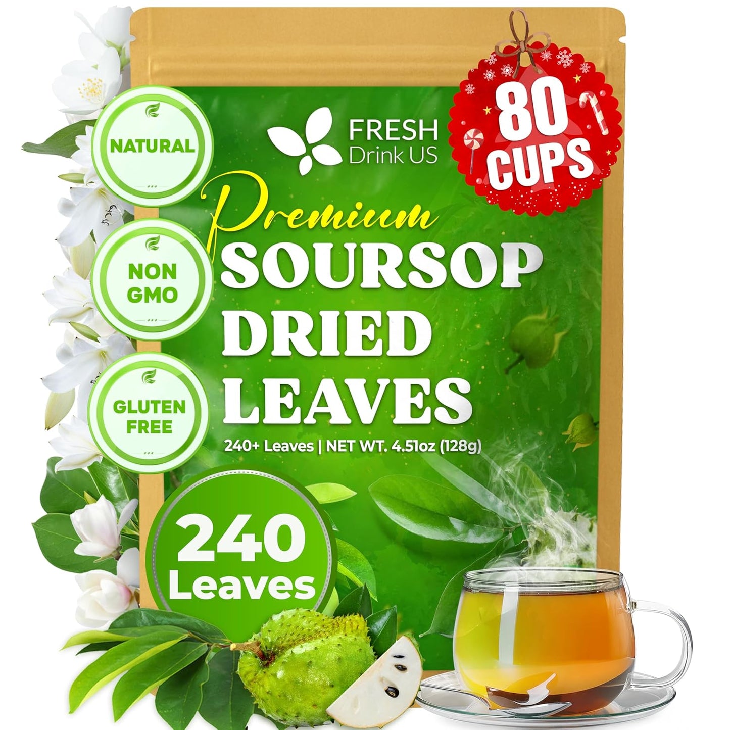 Soursop leaves for tea.
