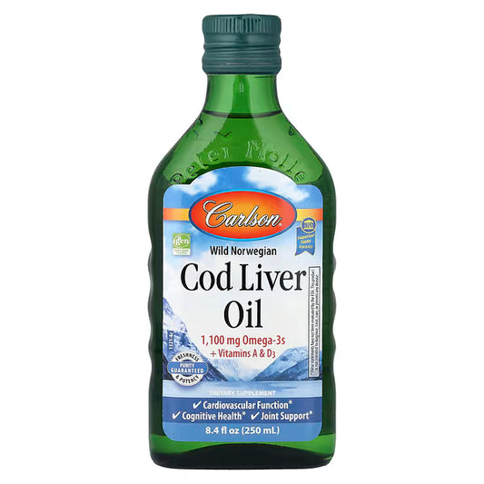 Carlson, Wild Norwegian Cod Liver Oil, 8.4 fl oz (250 ml)